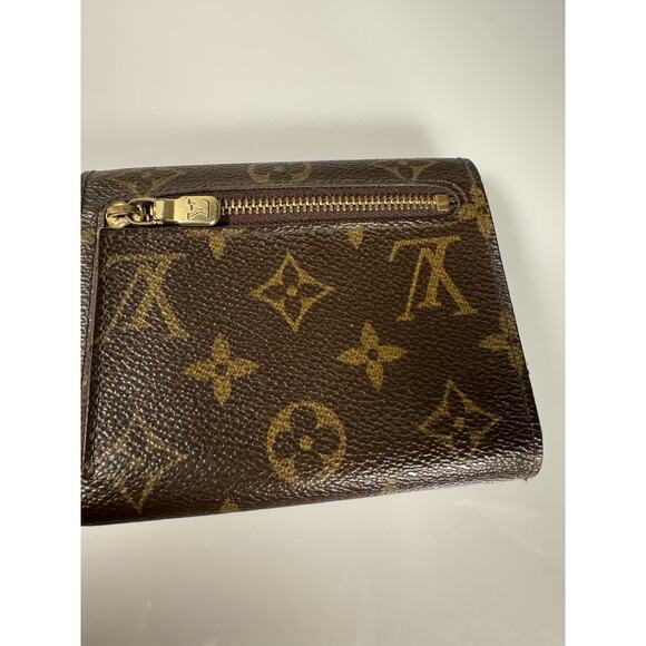 Louis Vuitton Portefeuille Koala Monogram Folding Compact Wallet Vintage Propane - Picture 11 of 16